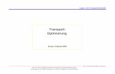 Transport- Optimierung - fhdo-winkels.de · Transportoptimierung.ppt/HMW/17.11.00 1 Prof. Dr. Heinz -Michael Winkels, FH -Dortmund Lager- und Transportwirtschaft Transport-Optimierung