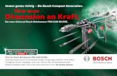 Immer genau richtig – die Bosch Compact Generation. Eine ... · Immer genau richtig – die Bosch Compact Generation. Eine neue Dimension an Kraft. Der neue Universal Bosch Bohrhammer