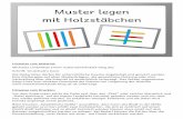Muster legen Holzstäbchen Kartei - materialwerkstatt-blog.dematerialwerkstatt-blog.de/wp-content/uploads/Materialwerkstatt... · Michaela Lindmüller () Hinweise zum Drucken: Hinweise