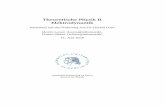 Theoretische Physik II Elektrodynamik - Support Serverweber/elektrodynamik_print.pdf · Elektrodynamik basierend auf der Vorlesung von Dr. Harald Dorn Moritz Lemm (lemm@informatik),