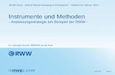 Instrumente und Methoden - dvgw.de · Wissen über die Anpassung an den Klimawandel zugänglich machen Das dynaklim-Netzwerk als Kooperationsplattform in der Region etablieren 13