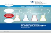 DGUV Information 206-007 'So geht´s mit Ideen-Treffen' · Der Zeitrahmen kann je nach Arbeitsmenge variieren und sollte am Bedarf und den Bedin-gungen des betreffenden Arbeitsbereiches