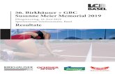 56. Birkhäuser + GBC Susanne Meier Memorial 2019 · 2. Moshfegh Benjamin 88 LC Basel SUI 12.49 MAN 400 m Serie 1 10.06.19 15:10 Rang Name Jg Verein Land Leistung Bem. 1. Notz Vincent
