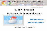 Ausgabestand v020 / 17.04.2019 CIP-Pool Maschinenbau · - Infos für Nutzer - Seite 2 1. Standorte des CIP-Pools Maschinenbau Der CIP-Pool Maschinenbau ist an drei Standorten vertreten.
