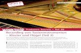 Recording von Tasteninstrumenten – Klavier und Flügel (Teil 3) · – Klavier und Flügel (Teil 3) stellt. ob ein großer studioraum, ein kleiner kon zertsaal oder eine aula: optimal
