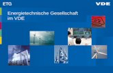 Energietechnische Gesellschaft im VDE - life-needs-power.de¶ffk... · Präsentation der VDE/ ETG-Studie: Energieoptimaler Bahnverkehr Arnd Stephan / Carsten Söffker / Martin Altmann
