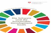 Die Schweiz und die Sustainable Development Goals · 17 Ziele – Sustainable Development Goals (SDGs) genannt. Sie definieren soziale, wirtschaftliche und umweltpolitische Meilensteine,