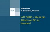 IATF 16949 – Wie ist die Abkehr von ISO zu bewerten? Hager Impulsvortrag IATF... · 1999 wurde ISO/TS 16949 „ Quality management systems - Particular requirements for the application
