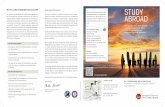 STUDY Turnervisual/ ABROAD · Erweitern Sie Ihren Horizont und studieren Sie im Ausland! Sie werden nicht nur einzigartige persönliche Erfahrungen machen, sondern sich auch ganz