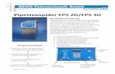 Pipettenspüler EPS 2D/EPS 3D - gewo. · PDF filePipettenspüler EPS 2D/EPS 3D Gerätebeschreibung Vollelektronischer Pipettenspüler mit automatischer Spülmitteldosierung, der es