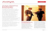 Avaya Meeting Exchange® Enterprise - gfk-system.de · Meeting Exchange® Enterprise steigert die Produktivität durch die Bereitstellung leicht zugänglicher und benutzerfreundlicher