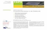 Produktionsprozesse in der Elektronik - faps.fau.de · WGP-Seminar n Materialien, Komponenten und Fertigungsprozesse n Fachkundige Referenten aus der Wissenschaft n Praktische Umsetzung