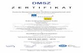 DMSZ - zitec-gruppe.com · DMSZ DMSZ Dieser Anhang Seite 2 von 5 (Stand: 16.01.2019) ist nur gültig in Verbindung mit dem oben genannten Zertifikat Anhang zum Zertifikat-Registrier-Nr.:
