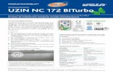 Produktdatenblatt UZIN NC 172 BiTurbo · UZIN NC 172 BiTurbo 3 Nicht als Nutzbelag oder als Nutzboden verwenden, es ist immer ein Oberbelag aufzubringen. 3 UZIN NC 172 BiTurbo ist