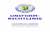 CSLI Uniform Richtline 2016 AKTUELL 18.3.2016 Version 2.1 ... · Vorwort 2/36 Vorwort Geschätzte Mitglieder der Lazarus Union! Die neue Uniform-Richtlinie ist in vorliegender Form