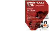 SV Friesen - tsv-buch.de · gewann Szymon Pasko das Laufduell gegen Stefan Fleischmann, der als letzter Mann im Strafraum schubste. Fleischmann bekam „nur“ Gelb- Rot, Felix Spielbuehler