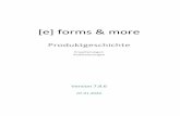 [e] forms & more - waimea.de · Im Gegenzug werden die globalen Javascripte jetzt beim Import der HTML- bzw. PDF-Export-Einstellungen nicht mehr importiert.