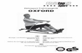 Oxford 9901 Anleitung 0809 - Christopeit Sport · OXFORD RU. 2 GB Inhaltsübersicht 1. Wichtige Empfehlungen und Sicherheitshinweise Seite 2 2. Einzelteileübersicht Seite 3 3. Stückliste