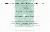 Deutsches FengShui]nstitut DFSI Deutsches FengShui ... · Deutsches FengShui]nstitut DFSI Deutsches FengShui Institut Günther Jakobi hat die DFSI-Weiterbildung Garten Feng Shui erfolgreich