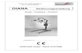 DIANA Bedienungsanleitung - old. · PDF fileDie „DIANA“ - Lifterserie wurde speziell für Personen entwickelt, die in Ihrer Mobilität eingeschränkt sind. Der „DIANA“ - Lifter
