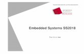Embedded Systems SS2018 - lsw.ee.hm.edulsw.ee.hm.edu/~irber/EmbeddedSystems/powerpoint_deutsch/Embedded... · Was ist ein Embedded System? Unter Embedded Systems (ES) versteht man