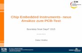 Chip Embedded Instruments - neue Ansätze zum PCB-Test · – Chip Embedded Instruments sind Teil der sogenannten Embedded System Access (ESA) Technologien, zu denen auch Verfahren