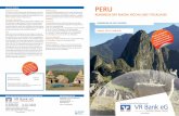 RUNDREISE MIT MACHU PICCHU UND TITICACASEE - vr … · 12. Tag: Machu Picchu (F, M, A) Machu Picchu – ein besonderer Höhepunkt dieser Reise! Mit der Schmalspurbahn fahren Sie bei