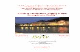 „Triple M – Molecules, Models & Men: Concepts and Reality“ · 46th annual meeting of the Ögtp programme triple m – molecules, models & men thursday, november 22 nd ii 14.00