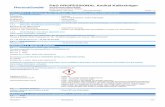 P&G PROFESSIONAL Antikal Kalkreiniger - TiTo Bürobedarf · P&G PROFESSIONAL Antikal Kalkreiniger Sicherheitsdatenblatt gemäß Verordnung (EG) Nr. 453/2010 19/11/2014 DE (Deutsch)