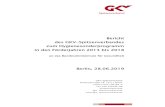 Bericht des GKV-Spitzenverbandes zum Hygienesonderprogramm ... · Bericht des GKV-Spitzenverbandes zum Hygienesonderprogramm in den Jahren 2013 bis 2018 (§ 4 Abs. 9 S. 6 KHEntgG)