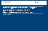 Energieforschungs- programme der Bundesregierung · Referat Kommunikation und Internet/LP4 Berlin, Juli 2005 Forschung für eine umweltschonende, zuverlässige und bezahlbare Energieversorgung