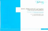 PPP: Öffentlich-private Partnerschaften · PDF filePPP-Projekten Gisela van der Weyden Die PPP-Initiative der Bundesregierung und Aufgaben der 30 PPP Task Force im Föderalen PPP-Kompetenznetzwerk