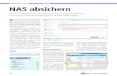 PTR NAS NAS absichern - com-magazin.de · PTR NAS 82 7/2014 NAS. Nun klicken Sie auf „Advanced“ links unten und setzen ein Häkchen vor „Use HTTPS“. Ein Klick auf „Connect“