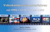 MPEG-1 MPEG-2 MPEG-4 H.264 H.265 ... · PDF fileMPEG-1 MPEG-2 MPEG-4 H.264 H.265 von MPEG-1 bis H.264 und H.265 Videokompressionsverfahren Martin Fiedler Dream Chip Technologies GmbH
