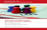 Veanstaltungs -r programm 2019 - vaihinger-forum.de · 05.10.2019 · „Maria Sibylla Merian und die Tradition des Blumenbildes" Ref.: Brigitte Höhl 18. September 2019 Noch in Vorbereitung
