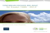 TREIBHAUSGAS-BILANZ - media.essen.de · für Essen . TREIBHAUSGAS-BILANZ 1990 - 2013 Handeln in einer neuen Klimakultur
