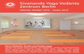 Sivananda Yoga Vedanta Zentrum Berlin · Fortgeschrittene Asanas im Stundenverlauf • Asanas und Varianten physisch, energetisch und geistig verstehen • typische Sequenzen mit