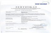 ZERTIFIKAT - mannesmann-precision-tubes.com · Das Zertifikat ist gültig bis: 8115333366 Geschweißte Rohre und geschweißte Präzisionsstahlrohre Einzelheiten zum Geltungsbereich