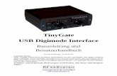 TinyGate USB Digimode Interface - rfsystem.it · TinyGate – Bauanleitung und Benutzerhandbuch durch ein handelsu˚bliches Audiokabel mit zwei 3,5mm-Klinkenstecker (Stereo oder Mono).