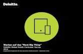 Warten auf das “Next Big Thing” - deloitte.com · Warten auf das “Next Big Thing” Deloitte Global Mobile Consumer Survey 2016 Ausgewählte Ergebnisse für den deutschen Mobilfunkmarkt