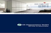 OSD-CAD/CAM · Programm, Teil der OSD-CAD/CAM-Technologie Erhältlich in 2D- oder 3D-Variante und mit weiteren OSD-Softwarelösungen in-dividuell kombinierbar. Die individuelle Kombination