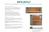Wudu – Wurstdusch - System · 100% 80% 60% 40% 20% 0% Wudu – Wurstdusch - System Grafische Darstellung der Wassereinsparung Konventionelle Anlagen-Systeme (Beregner) mit 3 Düsen
