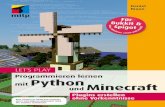 Let’s Play. Programmieren lernen mit Python und Minecraft · Python Ob bewusst oder unbewusst, eine der wichtigsten Entscheidungen, die man auf dem Weg zum Programmierer zu treffen