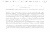 Die Lehre des 2 - Una-Voce-Austria: Startseiteuna-voce-austria.at/fileadmin/pdf/Vortrag_Edmund_27052013.pdf · mata, dass Papst Paul VI. entschied, die Abstimmung darüber aus der