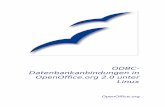 ODBC-Datenbankanbindungen in OpenOffice.org 2.0 unter Linux · • MySQL Connector/ODBC 3.51 oder libmyodbc (z.B. Debian oder Mandriva): Dieser ODBC-Treiber von der MySQL-Webseite