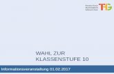 WAHL ZUR KLASSENSTUFE 10 - thg-sulzbach.de · Für alle: Festlegung auf Musik oder Bildende Kunst Das jetzt abgewählte Fach kann zwar in der 11 belegt werden, ist dann aber nicht