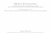 Share Economy -    fileDigitaler Sonderdruck des Autors mit Genehmigung des Verlages. Share Economy Institutionelle Grundlagen und gesellschaftspolitische Rahmenbedingungen