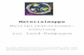 zur Land-Kampagne - Mission EineWelt · Mission EineWelt - Materialmappe 2012 - MultiplikatorInnenschulung zur Land- Kampagne 1.Teil: 1. Könige 21, 1-3 1 b) Nabot, ein Jesreeliter,