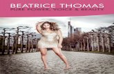 Beatrice Thomas - Pure power, voice & beautybeatricethomas.de/wp-content/uploads/Beatrice-Thomas-InfoSheet-AEA.pdf · Cola, Microsoft, Porsche, Reebok, Samsung, Siemens, VW etc.)