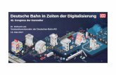 Lutz-Deutsche Bahn in Zeiten der Digitalisierung · Deutsche Bahn in Zeiten der Digitalisierung 42. Congress der Controller Dr. Richard Lutz Vorstandsvorsitzender der Deutschen Bahn